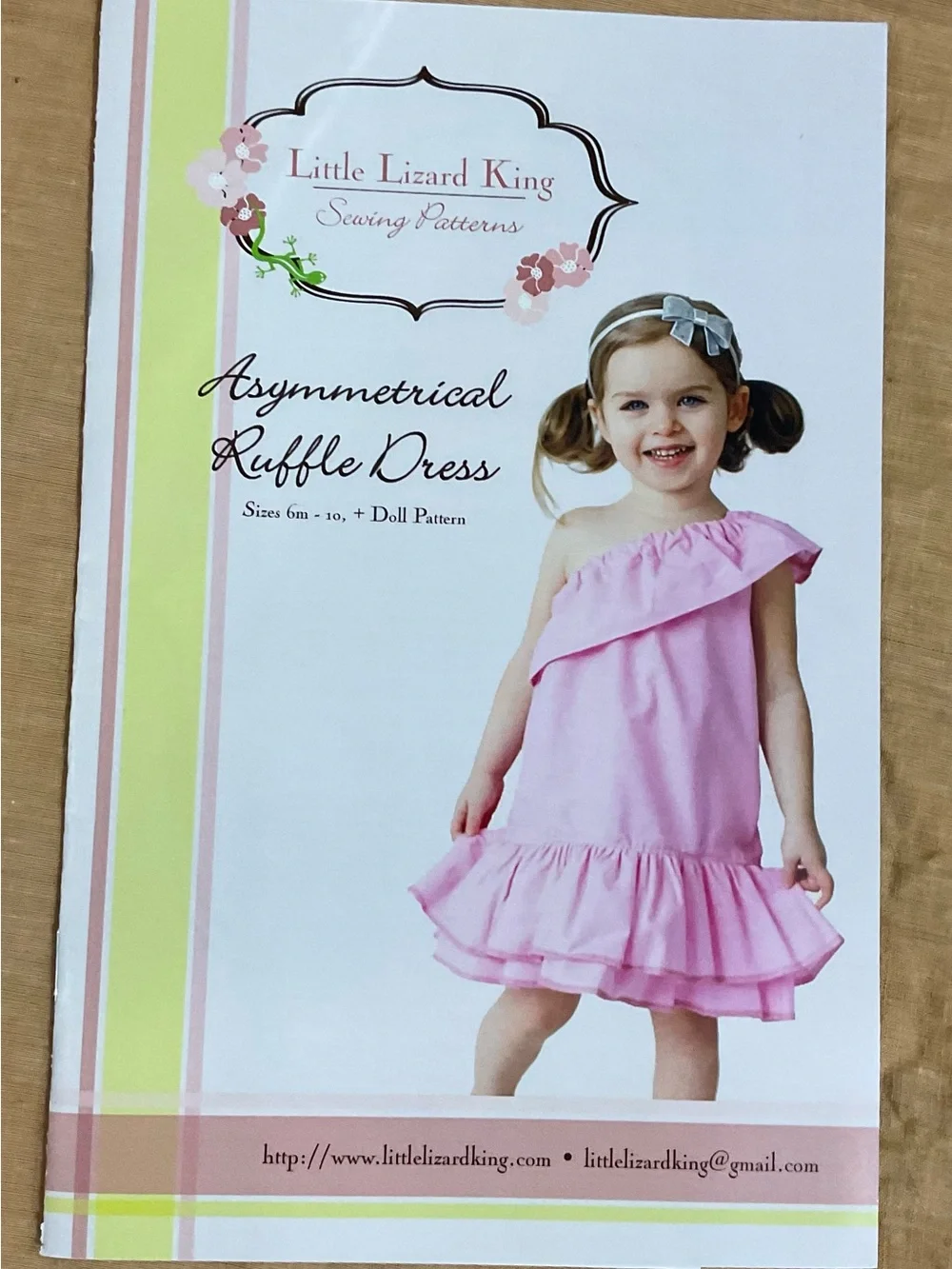 Lot of 4 children’s indy sewing patterns uncut, pants-dresses-dolls